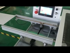 PCB Depanelizer With High Speed Steel Blades And Conveyor Belt Line