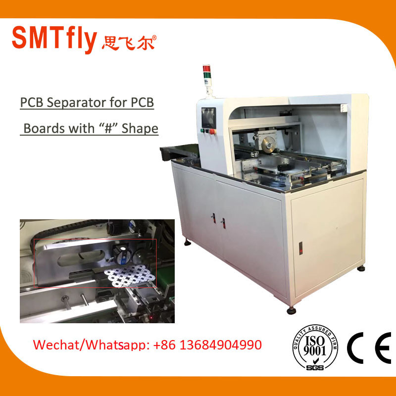 110V 500/S Inline V Cut PCB Separator Machine PLC Data Storage