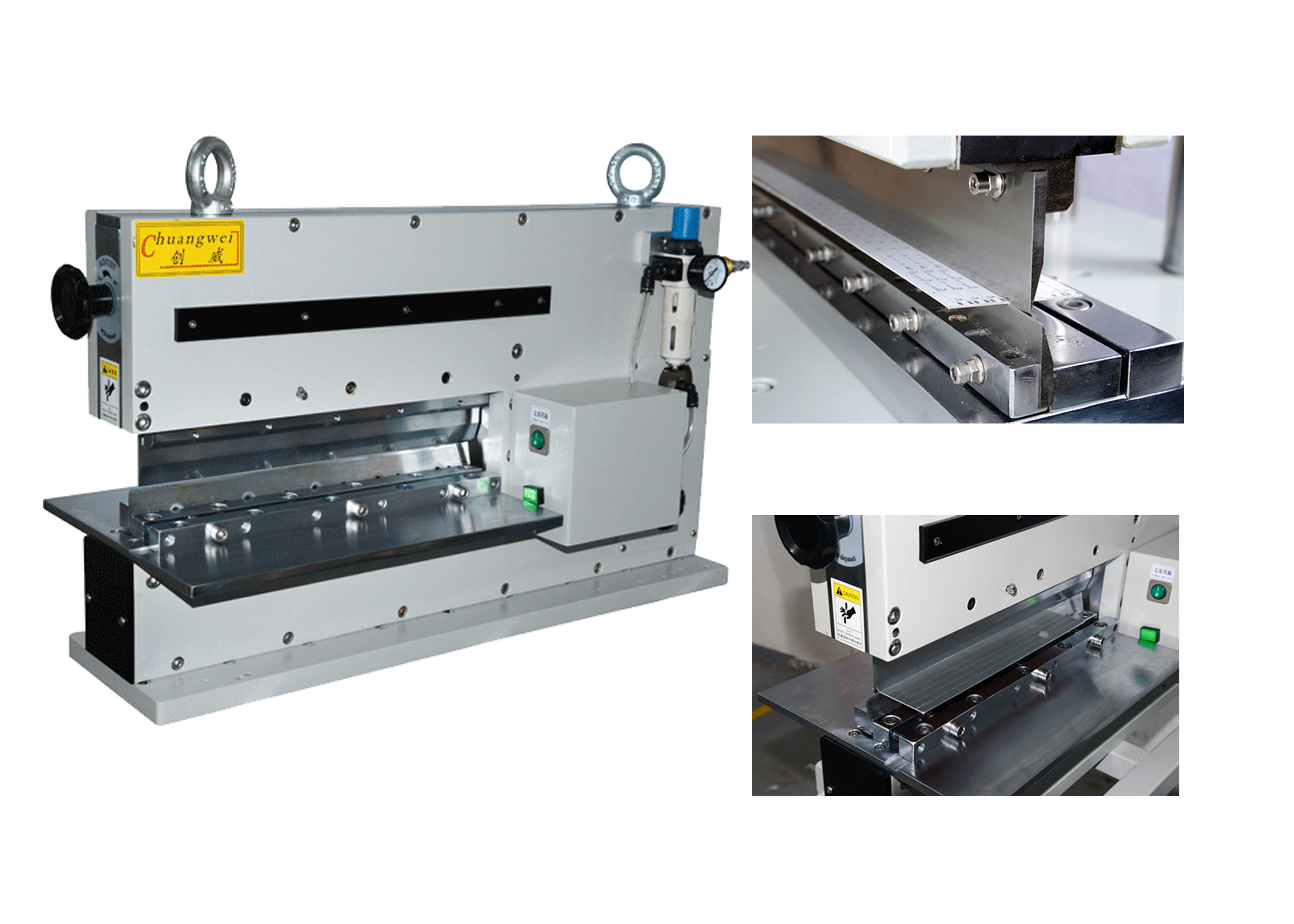 Guillotine Type Pneumatic PCB Cutting Machine With Two Sharp Linear Blades