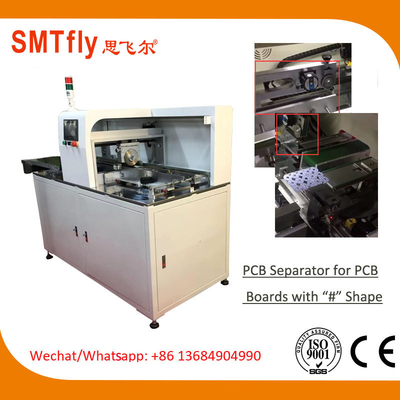 110V 500/S Inline V Cut PCB Separator Machine PLC Data Storage