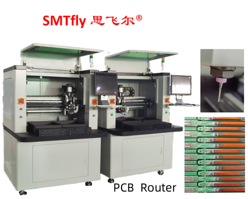0.1mm Cutting Precision PCB Router Machine with Left Hand 0.8-2.5mm Routing
