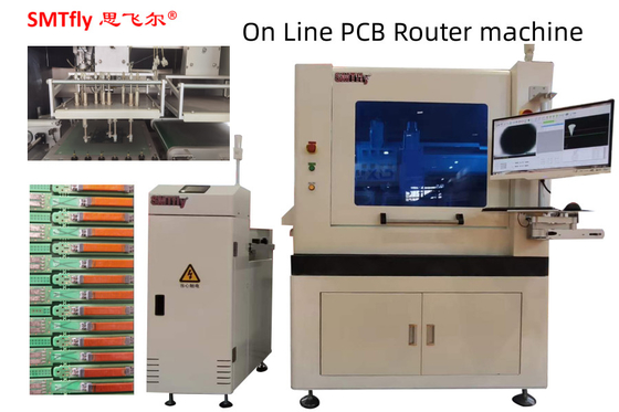 In line PCB Router Machine 0.5mm Thickness CNC Printed Circuit Board