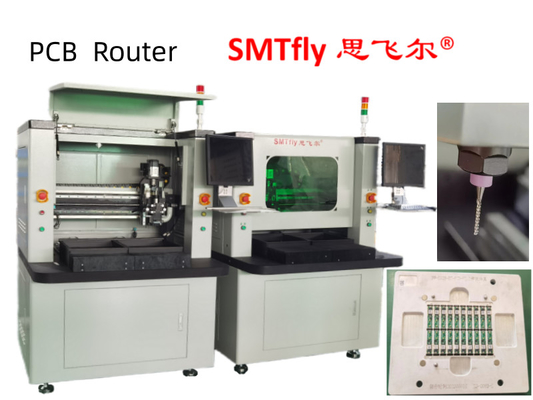 PCB Router Machine 150W 3.5mm Thick  Cnc Milling