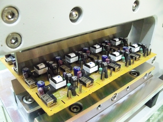 PCB V-Cut Machine With Solid Iron Frame And 2 Sharp Linear Blades