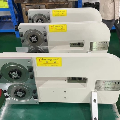 PCB Separator Mahine Motorized V-Groove Pcb Depaneler With Circular Blades