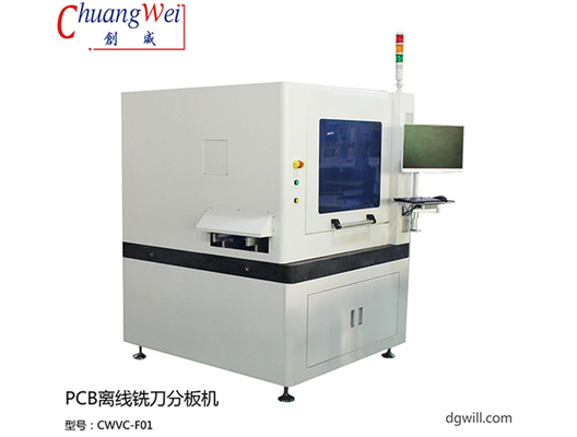 Inline PCB Router Machine CNC Spindle Printed Circuit Board  0.5mm Thickness