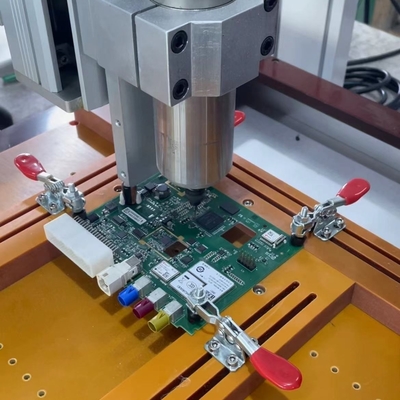 High Precision 3 Axis Desktop PCB Router Machine for 0.02mm Drive System Repeatability