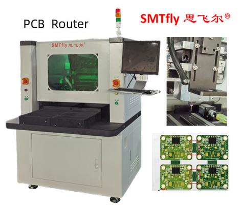 High Precision Dual Platform PCB Router Machine For Large Size Pcba Cutting