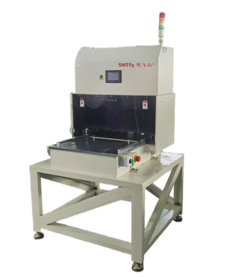 LCD Display CNC Pneumatically 0.45Mpa PCB Punching Machine With 0.08MM Thick