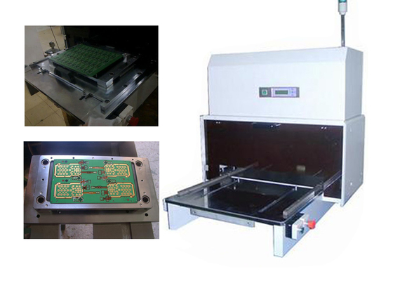 LCD Display CNC Pneumatically 0.45Mpa PCB Punching Machine With 0.08MM Thick