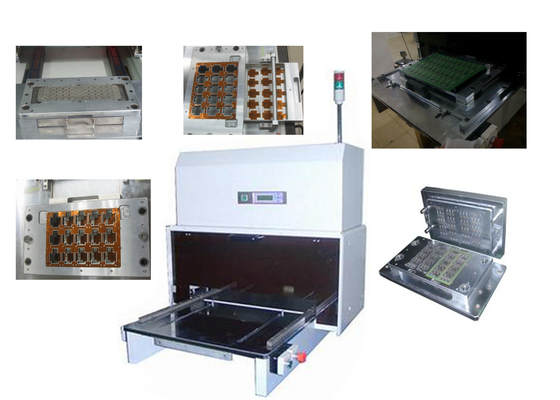 Highly Automatic PCB Punching Machine With 0.08MM Thick LCD Display CNC Pneumatically