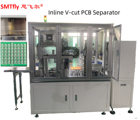 PCB Depanelizer 0.7Mpa PCB V Cut Machine Online Pneumatic 3.5mm Linear Blade 330mm