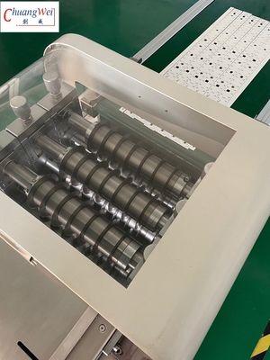 Features for pcb separation Guide can be adjusted vertically to suit different LED board