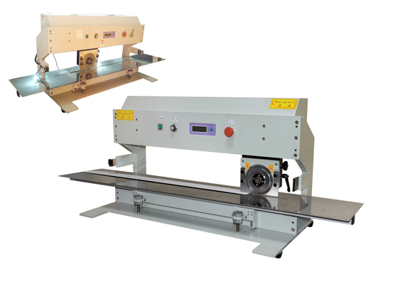 600mm Cutting Length Automatic PCB Separator with One Circular Blade and One Linear Blade