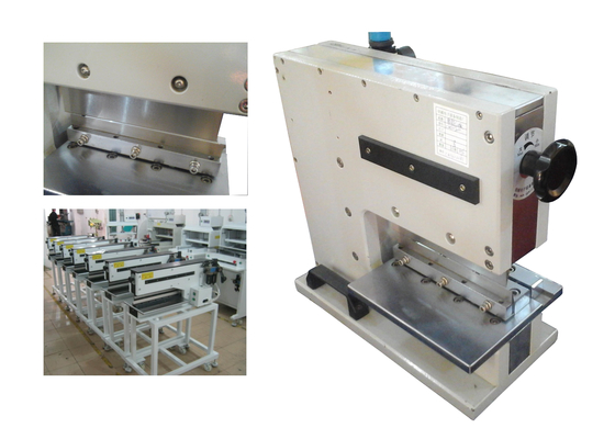 Affordable And PCB V Cut Machine For Separating PCBs With High Components Pneumatically Driven