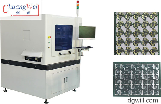 Inline PCB Router Machine For 0.5mm Thickness Circuit Boards With Automatic Tool Change