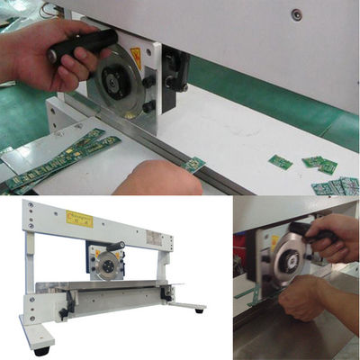 Manual V Cut Pcb Separate with Circular / Linear Blade for 720mm Length