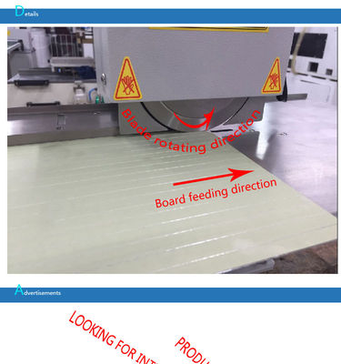 Small Semi-Automatic V-groove Cutting Machine with 2 Sharp Round Blades