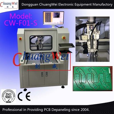 PCB Depaneling Machine PCB Inline CNC Router with 0.01 Positioning Accuracy
