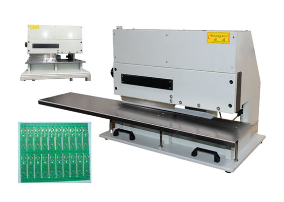 SKH-9 steel 3.0mm Thick Motorized Pneumatic Pcb V Cutter Protect Hand