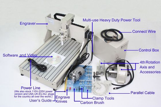 CNC PCB Router Machine Engraver Engraving Drilling With 4 Axis