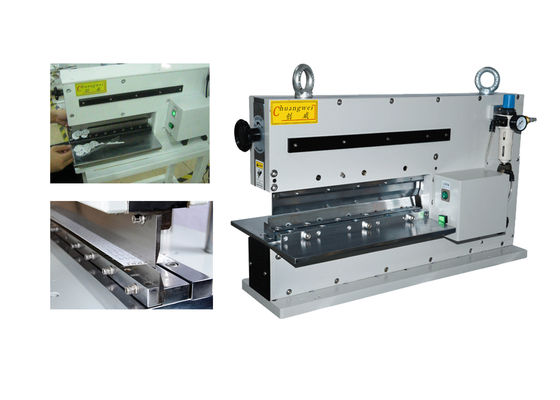 Pneumatic V-Cut Machine for PCB Depanelization with Motorized Linear Blade CWVC-2L